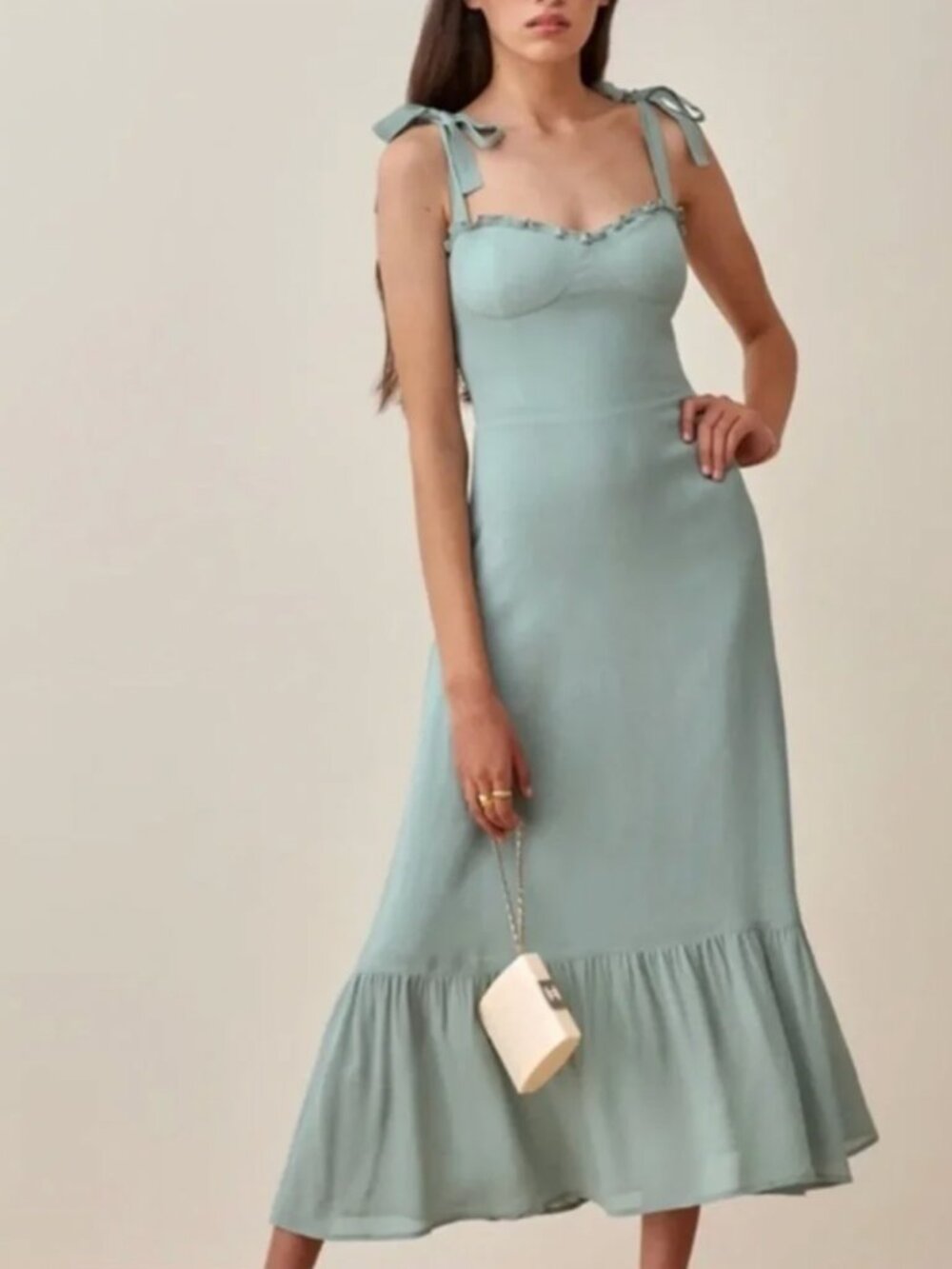 Reformation Nikita Dress Celadon